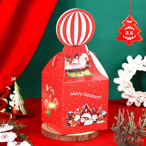 Red Merry Christmas Xmas Party Small Gift Box 5 Pack