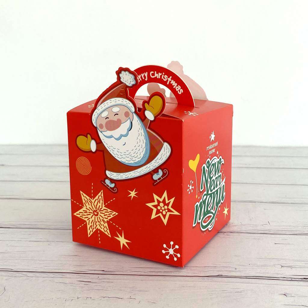 Red New Year Menu Gift Box 5 Pack - Xmas Gift Wrapping and Decorations Ideas