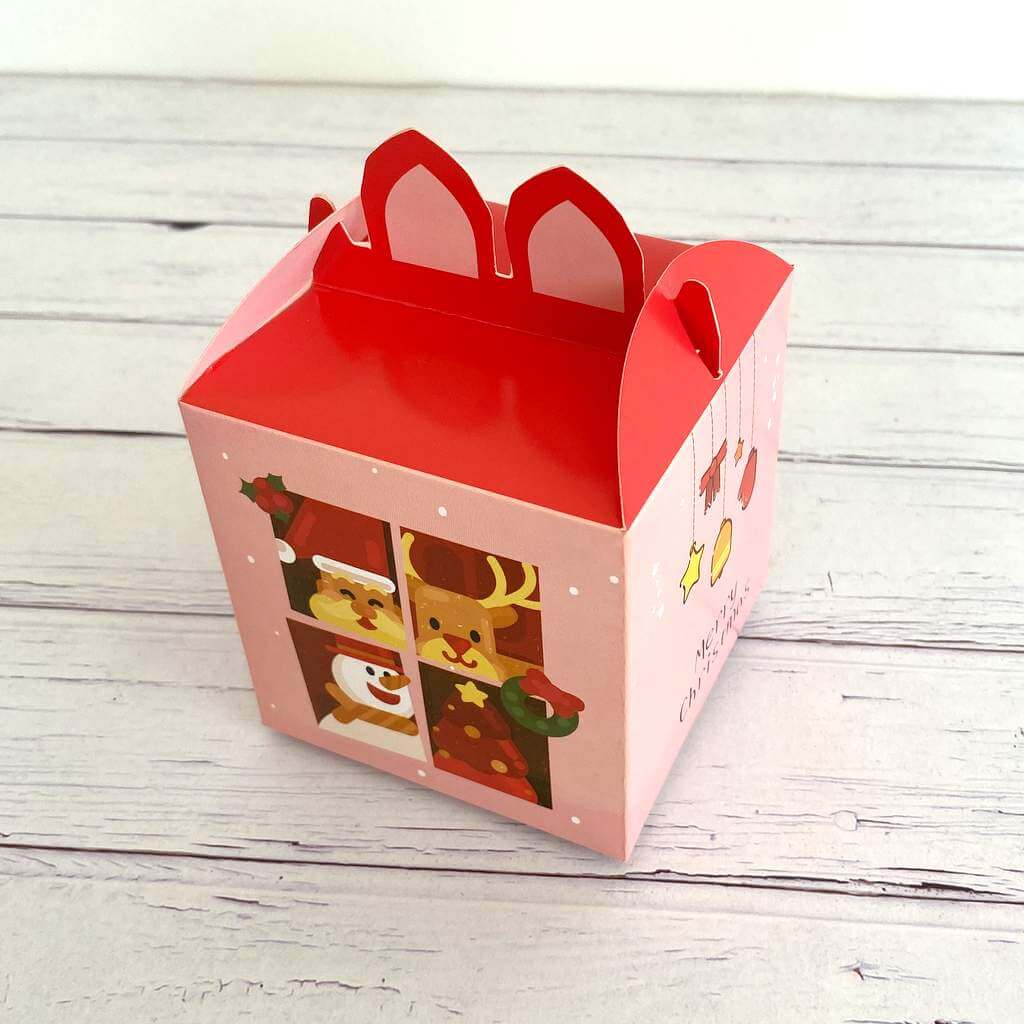 Red Pink Merry Christmas Sweets Box 5 Pack