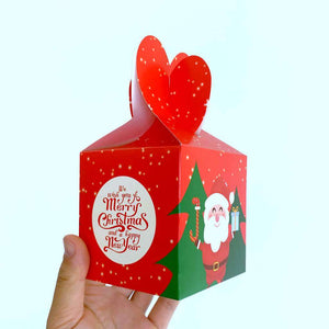 Red Santa We Wish You A Merry Christmas And A Happy New Year Gift Box 5 Pack