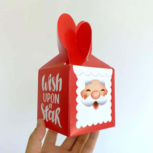 Red Santa Wish Upon A Star Candy Box 5 Pack