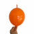 6 inch Latex Linking Tail Balloon 10 Pack - Orange