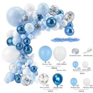 111pcs Balloon Garland DIY Kit - Baby Blue - #6