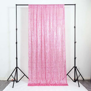 Pink Shimmer Sequin Wall Backdrop Curtain - 60cm x 240cm