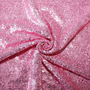 Round Sparkling pink Sequin Tablecloth Cover - 60cm, 80cm, 100cm, 120cm