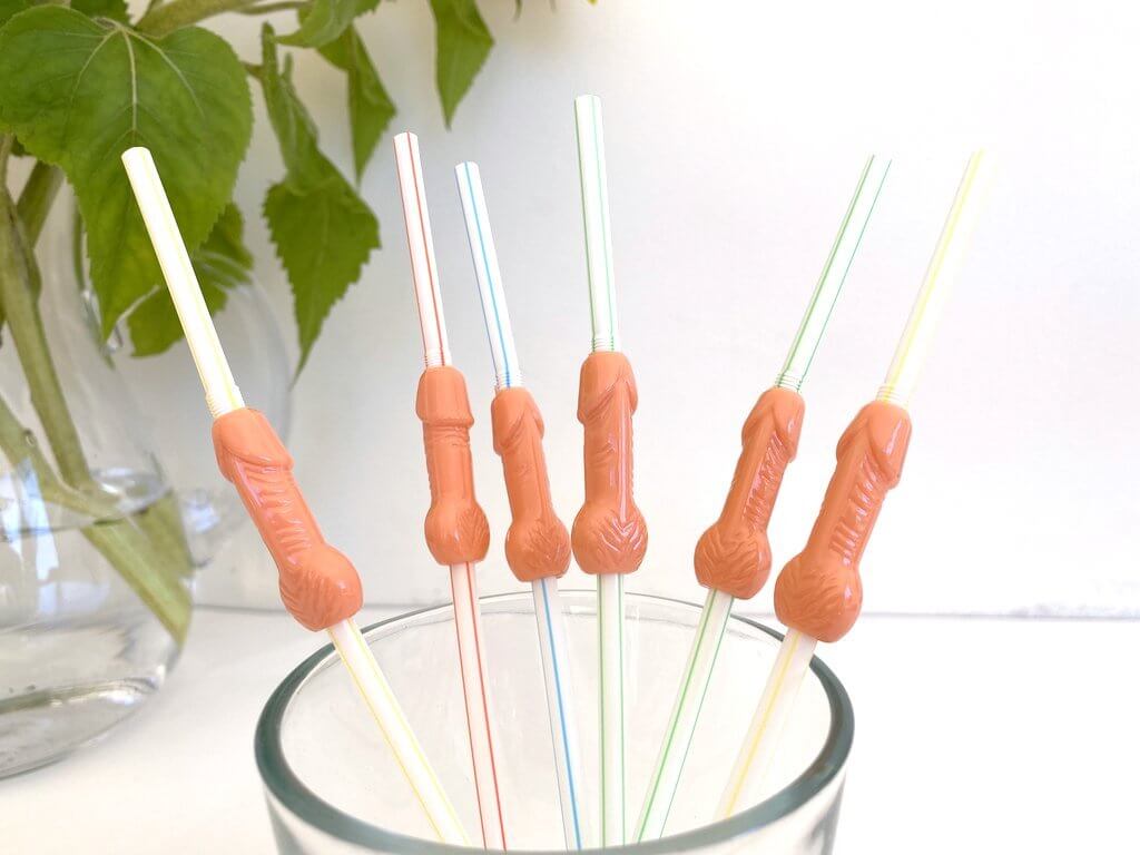 Novelty Style Sexy Penis Straws Sexy Plastic Pecker Sipper Straw - China  Sexy Straw and Bachelorette Party Straw price