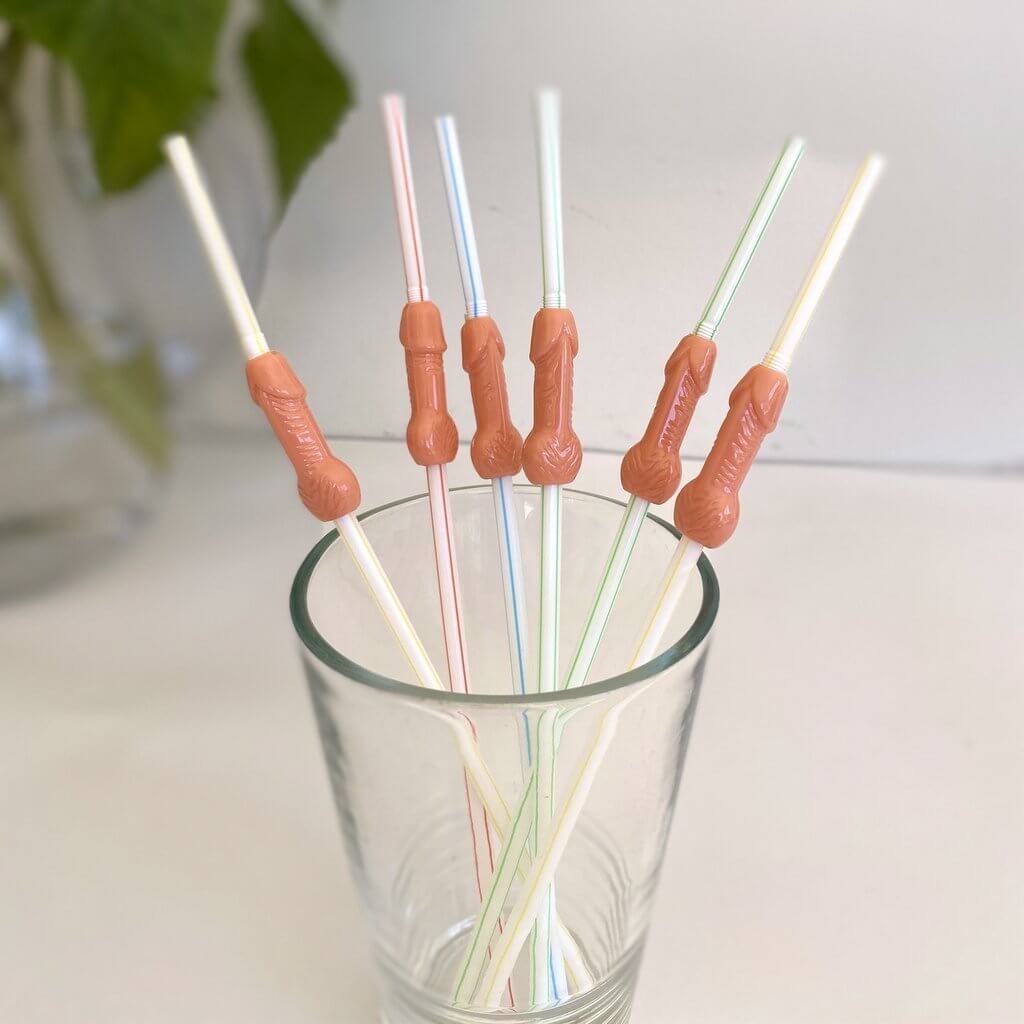 Novelty Style Sexy Penis Straws Sexy Plastic Pecker Sipper Straw - China  Sexy Straw and Bachelorette Party Straw price