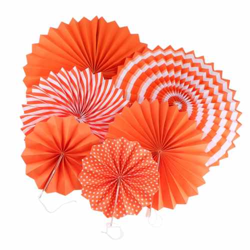 Tissue Paper Fans Party Wedding Birthday Hanging Paper Fan Decorations