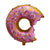 16" Two Sweet with 29" Donut Shaped Foil Balloon Banner - Gold
