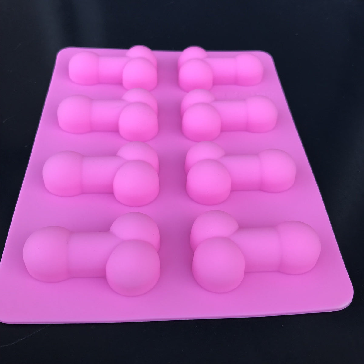 8-Holes 3D Sexy Penis Shaped Silicon Cupcake Mold - Online Party Supplies