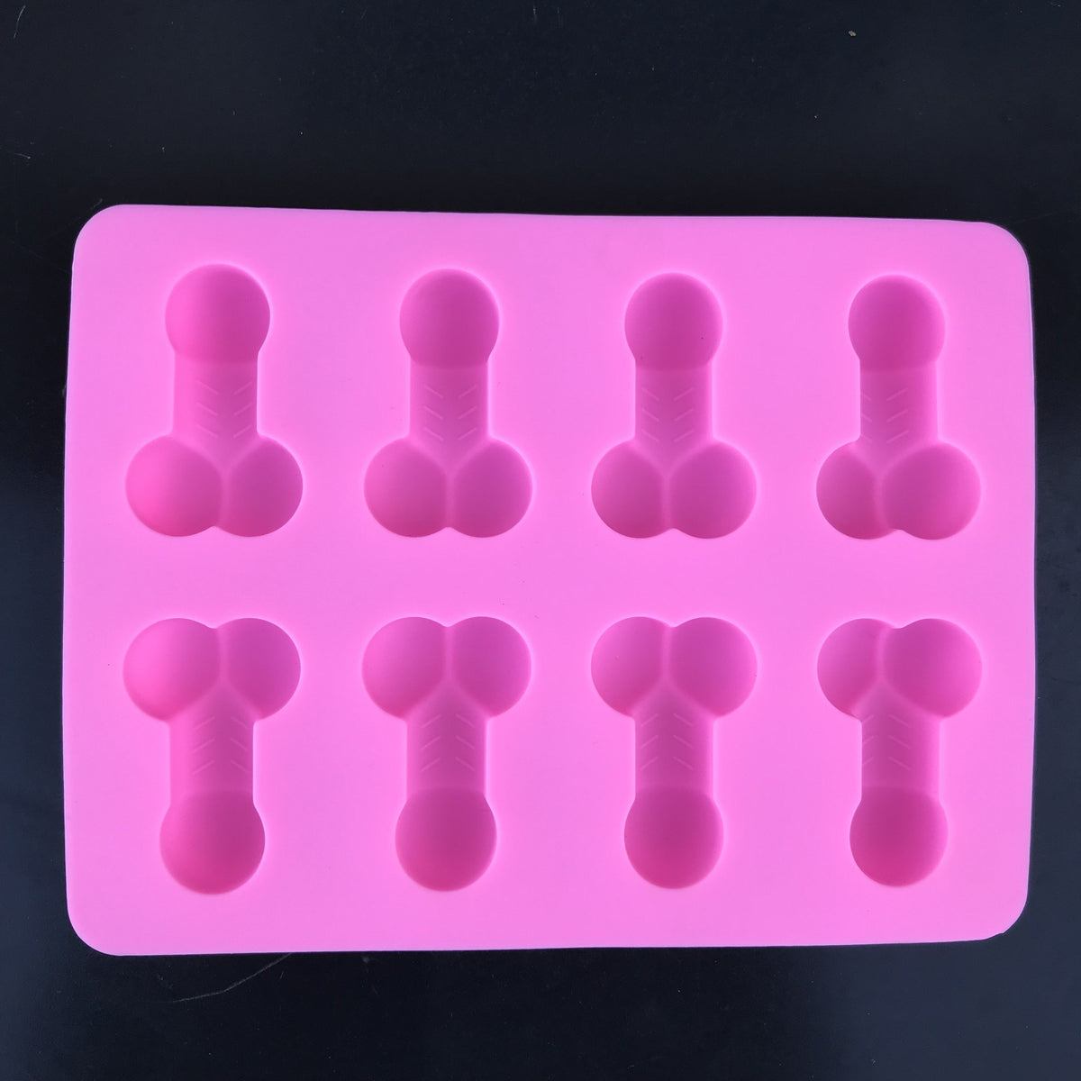 8-Holes 3D Sexy Penis Shaped Silicon Cupcake Mold - Online Party Supplies
