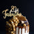 Acrylic Gold Mirror 80 & Fabulous Cake Topper