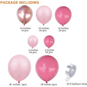 98pcs Balloon Garland DIY Kit - Retro Pink - #9