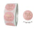 2.5cm Round Baby Pink Thank You For Supporting My Small Business Sticker 50 Pack - C06