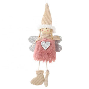 Online Party Supplies Christmas Love Angel Doll Hanging Ornaments - Purple Angel