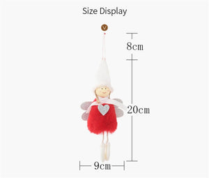 Online Party Supplies Christmas Love Angel Doll Hanging Ornaments Red Angel