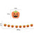 Orange Laughing Pumpkin Halloween Felt Banner