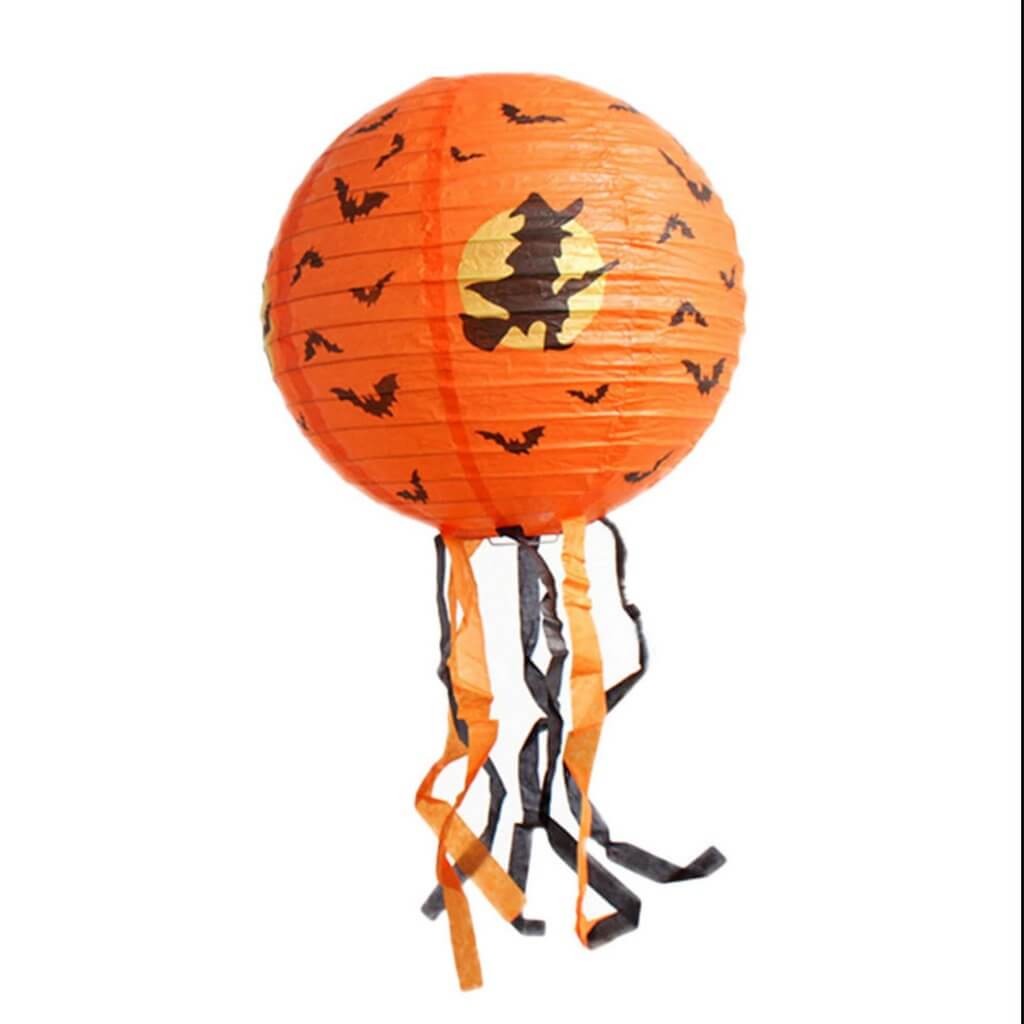Decorative Halloween Hanging Paper Lantern - 5 Styles, 3 Sizes