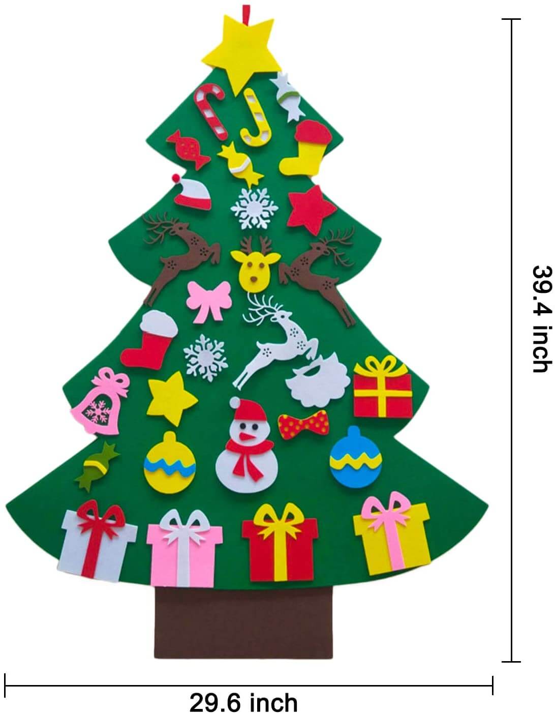 DIY Felt Christmas Tree Kit For Toddler (Pack of 30) - Style I