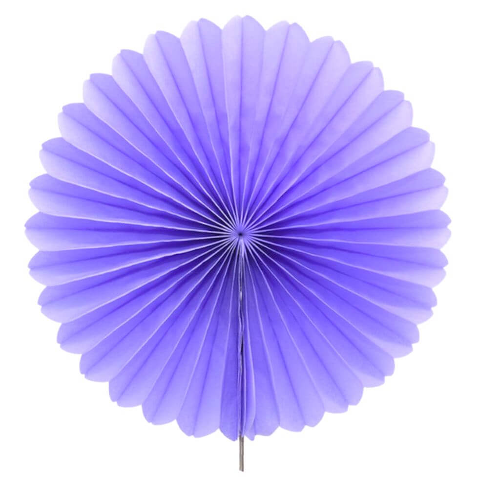 Online Party Supplies Australia Lilac round tissue paper fan party decorations