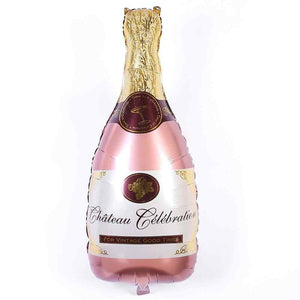 39" Rose Gold Champagne Bottle Foil Balloon