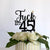 Acrylic Black 'Fuck I'm 45!' Birthday Cake Topper