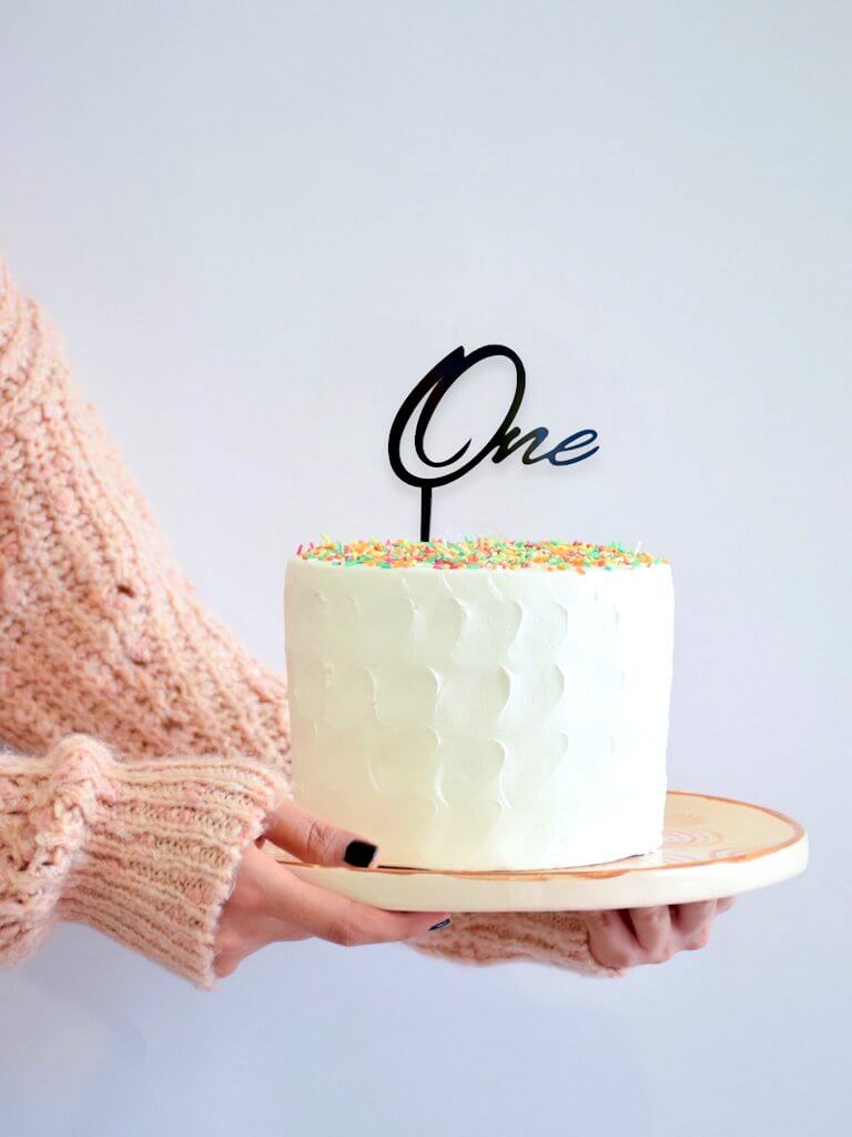 Birthday One Cake Topper Graphic by johanruartist · Creative Fabrica