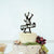 Online Party Supplies Australia acrylic black stag party deer wedding bachelor cake topper