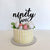 Acrylic Black 'ninety two' Birthday Cake Topper