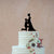 Online Party Supplies Acrylic Silhouette Groom Kissing Pregnant Bride Cake Topper