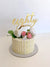 Acrylic Gold Mirror 'eighty seven' Birthday Cake Topper