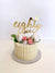 Acrylic Gold Mirror 'eighty six' Birthday Cake Topper