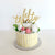 Acrylic Gold Mirror 'fifty three' Birthday Cake Topper