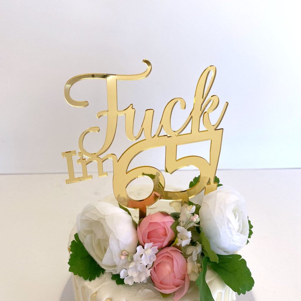 65 Cake Topper. Premium Rose Gold Metal 65 Years Loved Rhinestone Gems.  Perfect 65th Birthday Party Keepsake and Decoration. Sparkling Diamond  Style Bling Makes a Great Centerpiece. (65 Rose Gold) in Dubai -