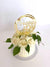 Acrylic Gold Geometric Circle Happy 59th Cake Topper