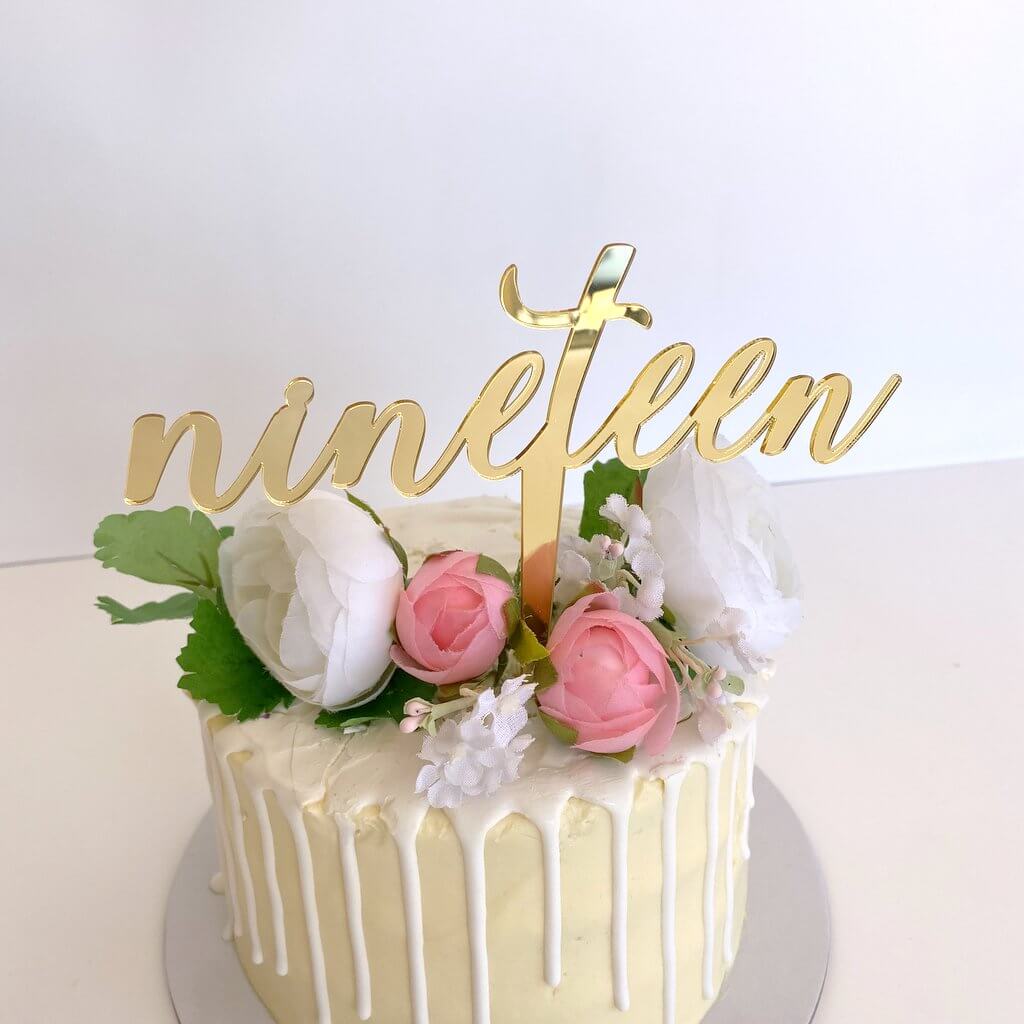 Online Party Supplies / Products / 14th to 20th Cake Toppers / Acrylic ...