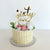 Acrylic Gold Mirror 'sixty four' Birthday Cake Topper