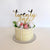 Acrylic Gold Mirror 'twenty one' Cake Topper - Style A