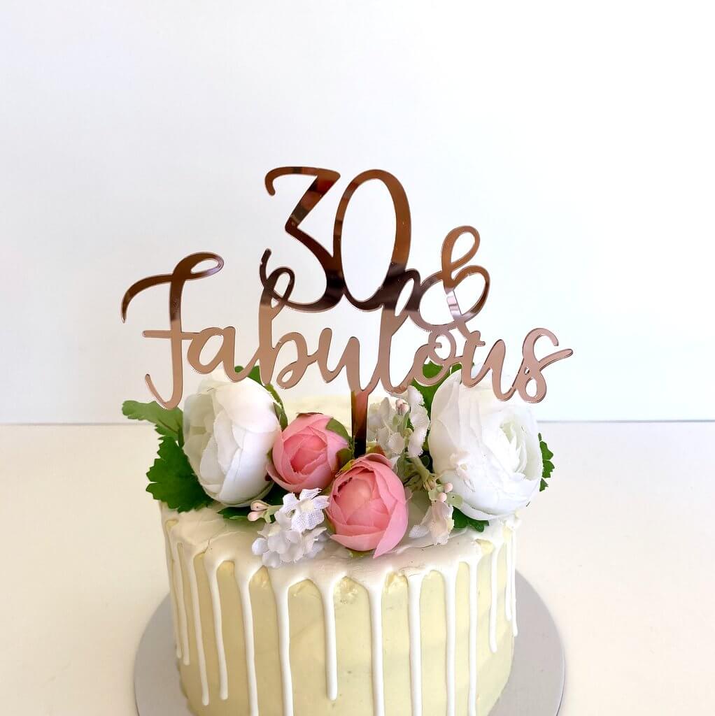 Beautiful 30th birthday cake...loved... - Lavish Icing Cakes | Facebook