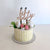 Acrylic Rose Gold Mirror 'fifty nine' Birthday Cake Topper