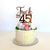 Acrylic Rose Gold Mirror 'Fuck I'm 45!' Birthday Cake Topper