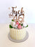 Acrylic Rose Gold Mirror 'Fuck I'm 46!' Birthday Cake Topper