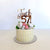 Acrylic Rose Gold Mirror 'Fuck I'm 57!' Birthday Cake Topper