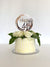 Acrylic Rose Gold Mirror Happy 44th Birthday Geometric Circle Cake Topper