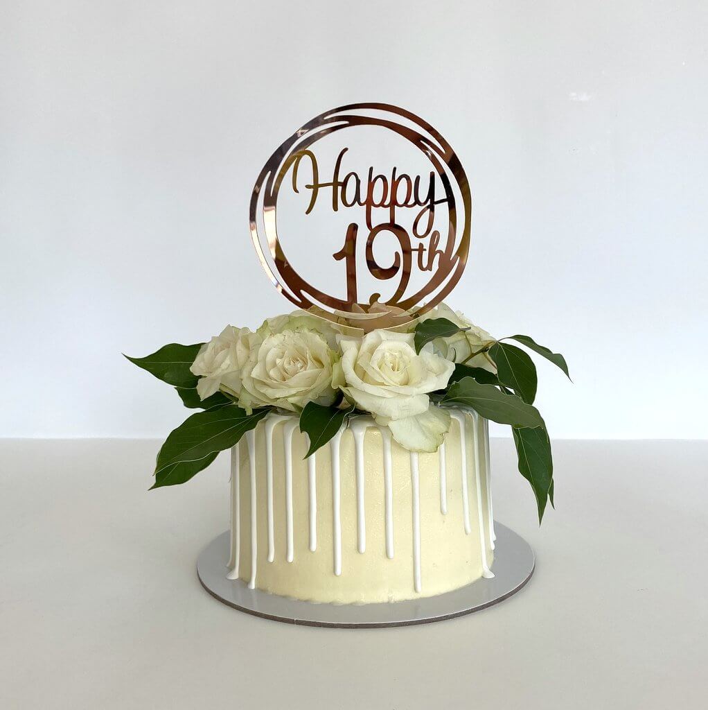 Betalala Happy 19th Birthday Cake Topper, Cheers to Vietnam | Ubuy