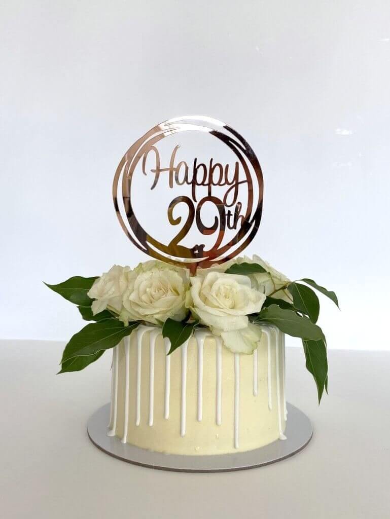 40 is Fine When You Look 29 Cake Topper - Funny 40th Birthday Cake Topper -  40 and Fabulous, Happy 40th Birthday Party Decorations, Rose Gold Glitter :  Amazon.in: Home & Kitchen