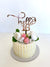 Acrylic Rose Gold Mirror 'hello 16' Cake Topper