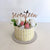 Acrylic Rose Gold "seventeen" Script Birthday Cake Topper