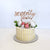 Acrylic Rose Gold Mirror 'seventy four' Birthday Cake Topper