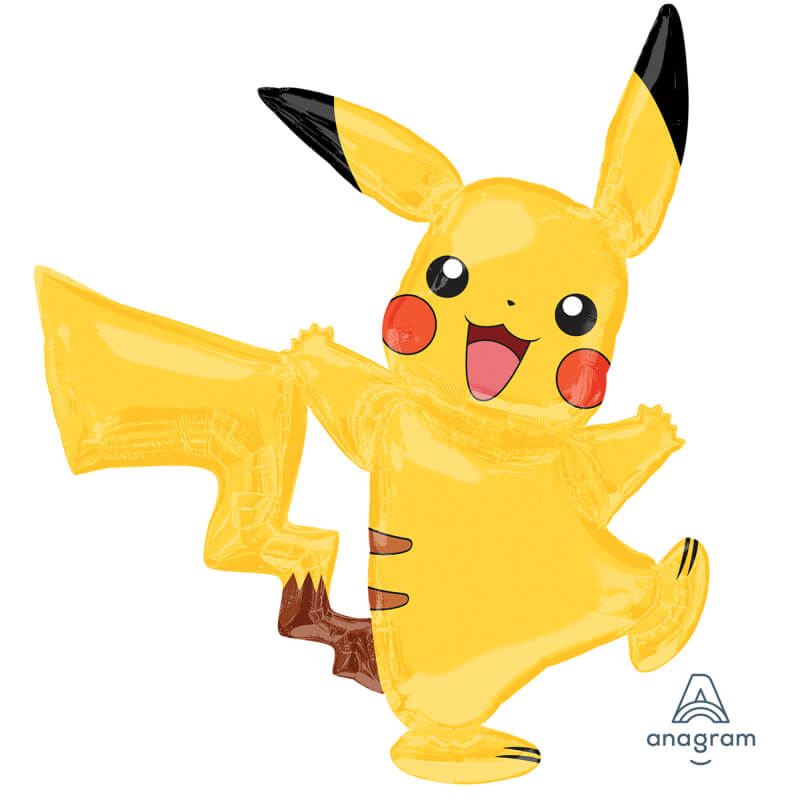 Airwalker Pokemon Pikachu P93 Shaped Foil Balloon
